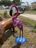 Flamingo statue
