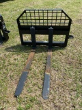 Unused JBX 4,000LB 48in Skid Steer Forks