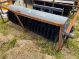 Unused 72in Skid Steer Hydraulic Broom Attachment