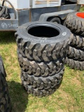 4 unused skid steer tires 10-16.5