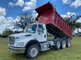 2012 Freightliner M2112 Tri Axle Dump Truck