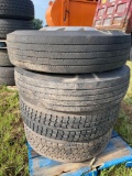4 Truck Tires with Wheels