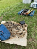 Lot of Rigging Rope, 2 Fuel Pumps and Laser Tripods