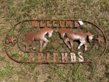 Metal Welcome Sign