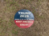 Metal Trump 2020 Sign