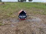 Metal Trump 2020 Birdhouse