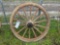 Teak Wood Wagon Wheel