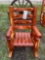 Red Cedar, Amish Built, Rocking Chair