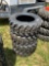 4 unused skid steer tires 10-16.5