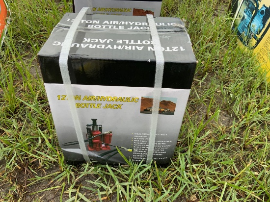 12 ton Air/Hydraulic Bottle Jack