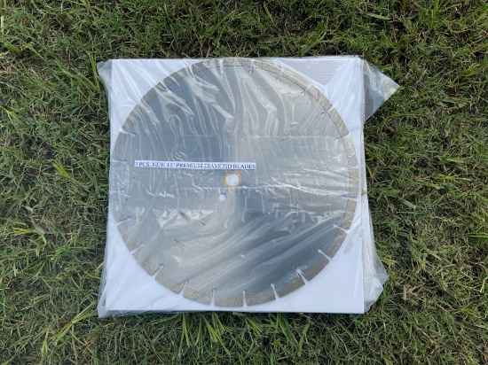 6 Unused 14in premium diamond blades
