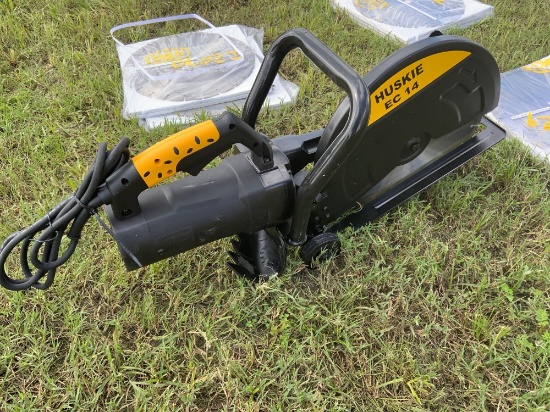 Unused Huskie EC14 14in electric cut off saw
