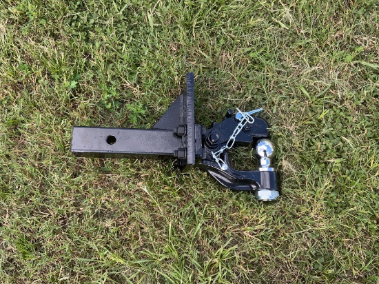 Unused 8 ton stiff neck pintle hitch
