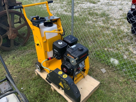 Unused Mustang CC2000 walk behind concrete cutter