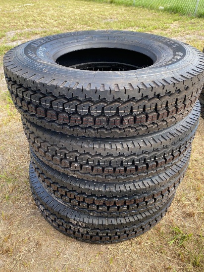 4 Unused Truck Tractor Drive Tires