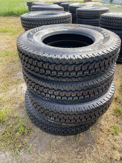 4 Unused Truck Tractor Drive Tires