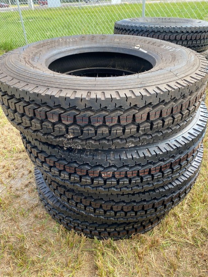 4 Unused Truck Tractor Drive Tires