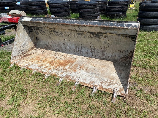90in Loader Bucket with Teeth