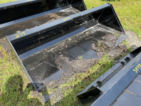 Unused Skid Steer Bucket 78in