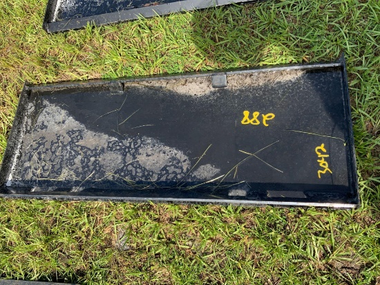 Unused Skid Steer Quick Attach Plate