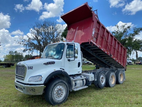 2012 Freightliner M2112 Tri Axle Dump Truck