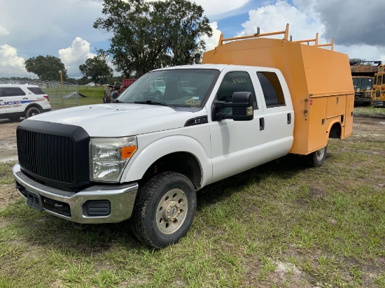 2012 Ford F-350 4x4 Crew Cab Service Truck