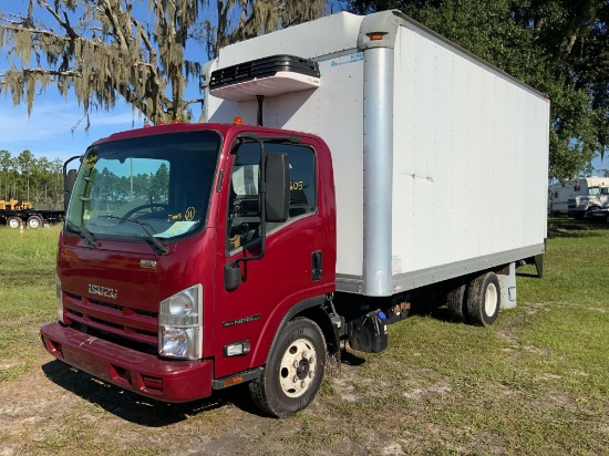 2014 Isuzu NPR Reefer Box Truck