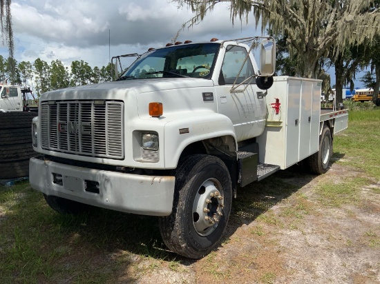 1999 GMC C7500 Flatbed Service Truck