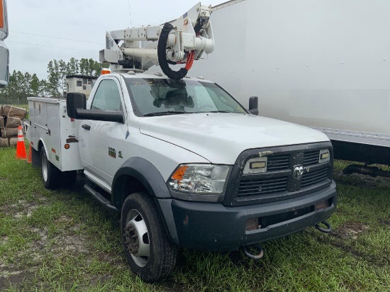 2012 Ram 5500 Over Center Insulated Bucket Truck