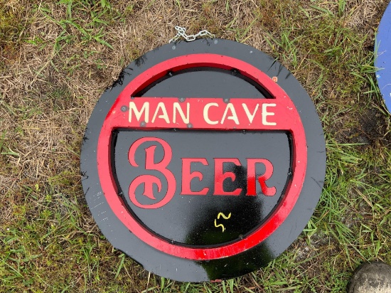 Man Cave Beer Sign