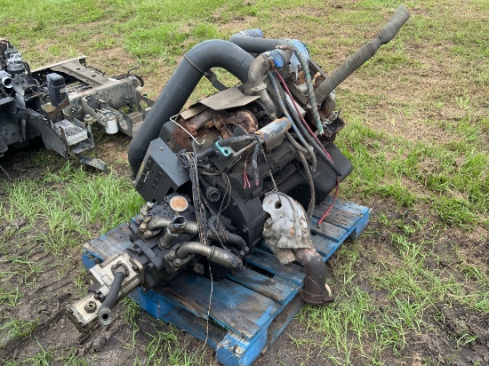 Engine and transmission