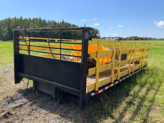 18ft Flatbed Stake Truck Body