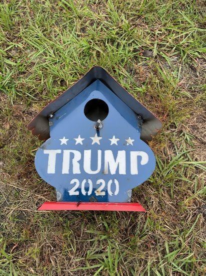 Trump 2020 Metal Bird House