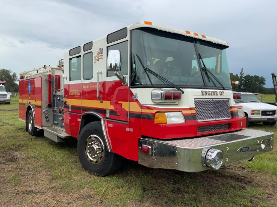 2004 Pierce Quantum Crew Cab Pumper Firetruck