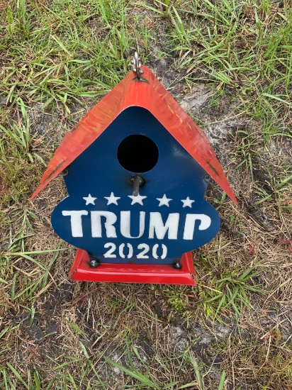 Trump 2020 Metal Bird House