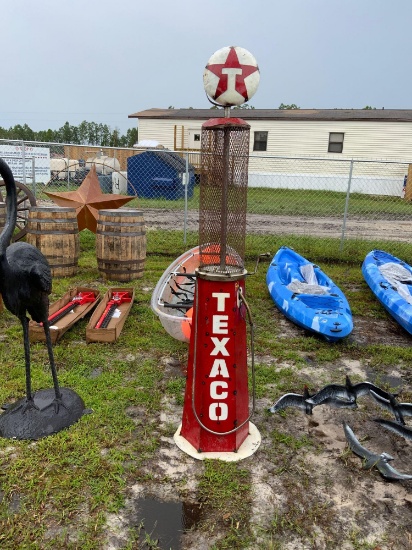 Large metal Texaco Lawn Ornament