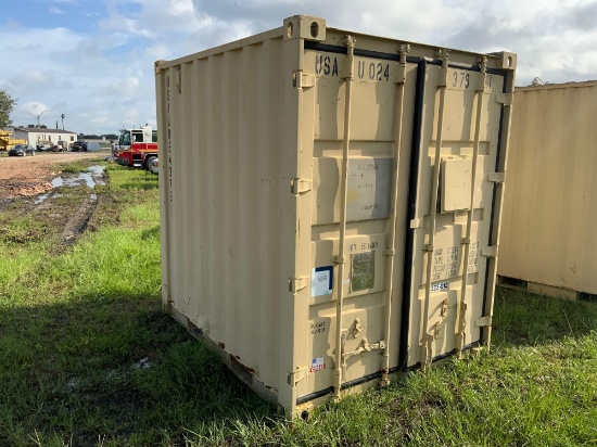 Sea container full of fuel hoses and fittings