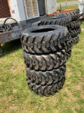 4 skid steer tires unused 10-16.5