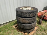 Set of 4 truck tires