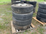 Set of 4 truck tires