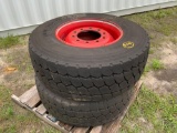 2 Used Equipment Tires