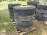 Set of 4 truck tires