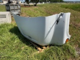 White Ford Commercial Truck Hood