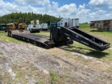 2005 Globe GTGN60-58 60 Ton Tri-Axle Detach Lowboy Trailer