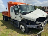 2007 International 4400 Crew Cab Mason Dump Truck