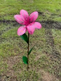 Metal Flower Lawn Ornament