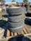 4 Used Commercial Tires- Various Sizes