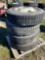 4 Used Commercial Tires - Various Sizes