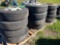 12 Used Commercial Tires - Various Sizes