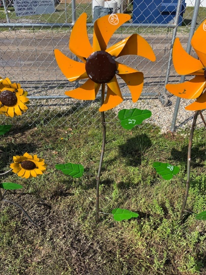 Sunflower Yard Art